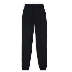 Lululemon - Stretch High Rise Jogger - Black - Size 2 - Ribbed Cuff Pants